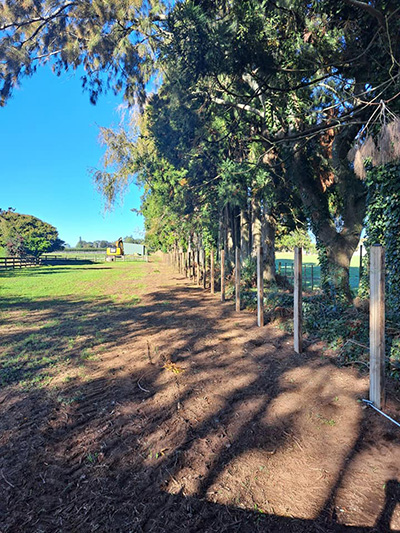 New rural fence